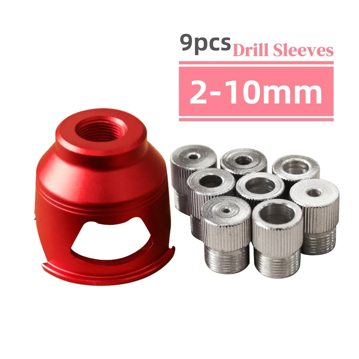 수직 드릴 가이드 다웰링 지그 키트, 2-10mm
