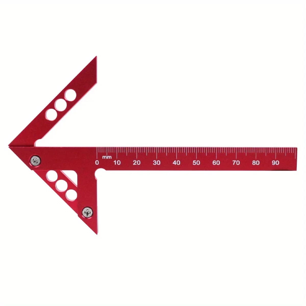 목공용 원형 중심 찾기 스크라이브 (45/90° 게이지 포함)
