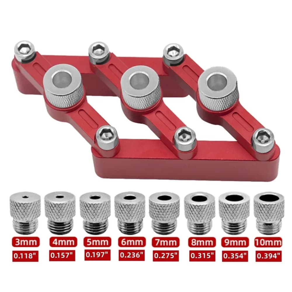 3-10mm 슬리브 포함 셀프 센터링 다웰 지그