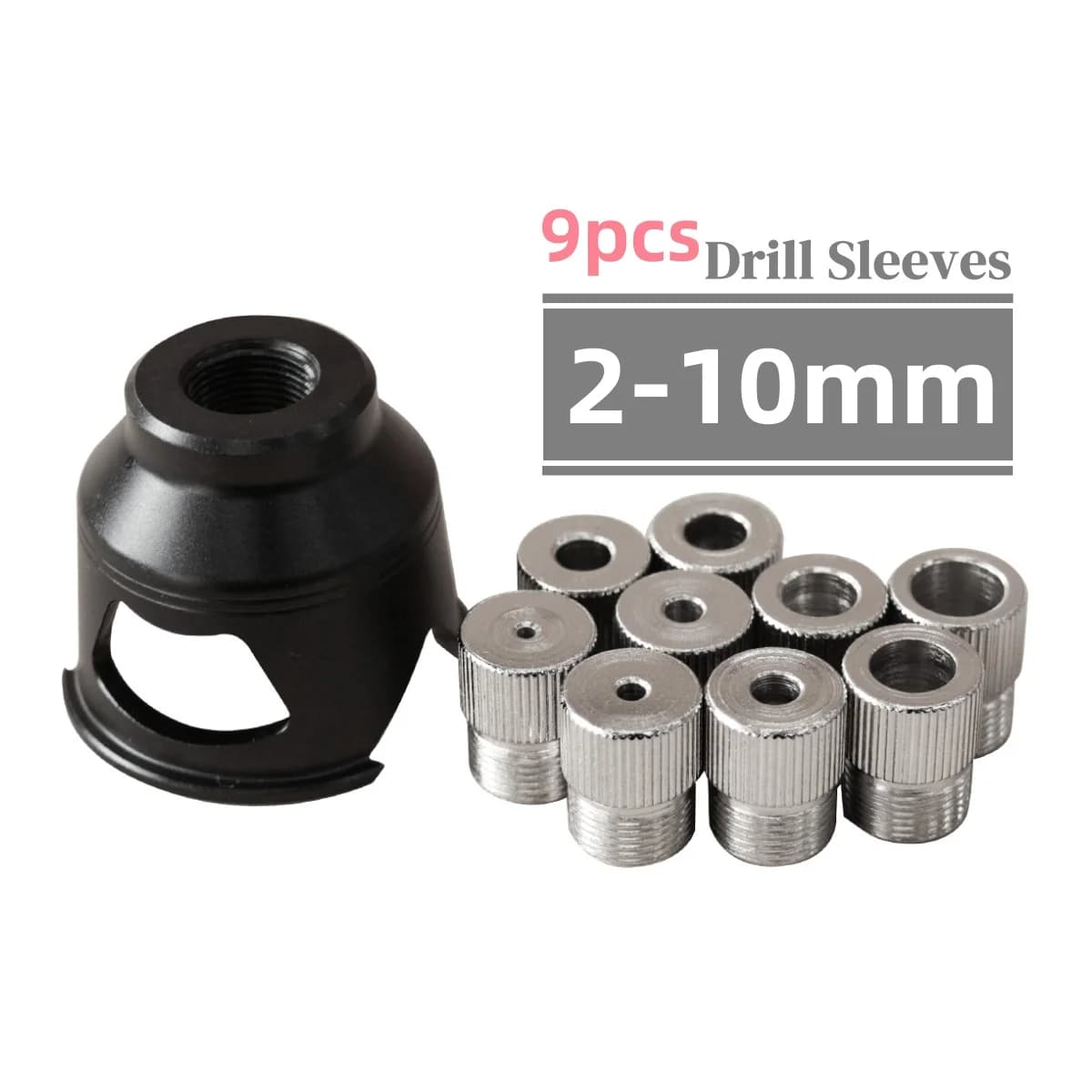 수직 드릴 가이드 다웰링 지그 키트, 2-10mm