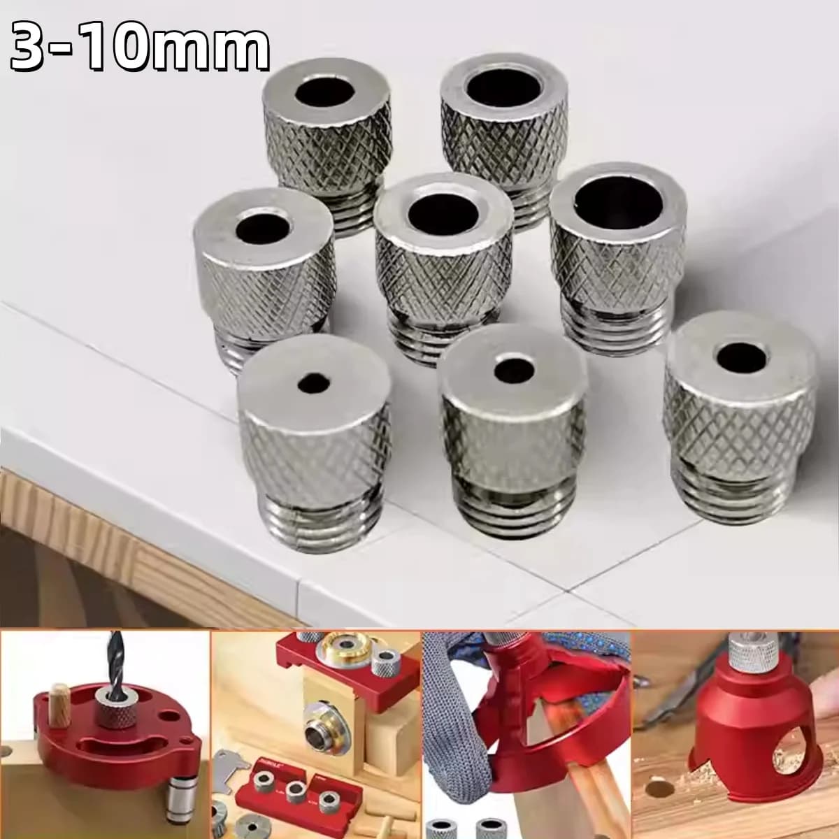 스테인리스 스틸 드릴 가이드 부싱 3mm-10mm