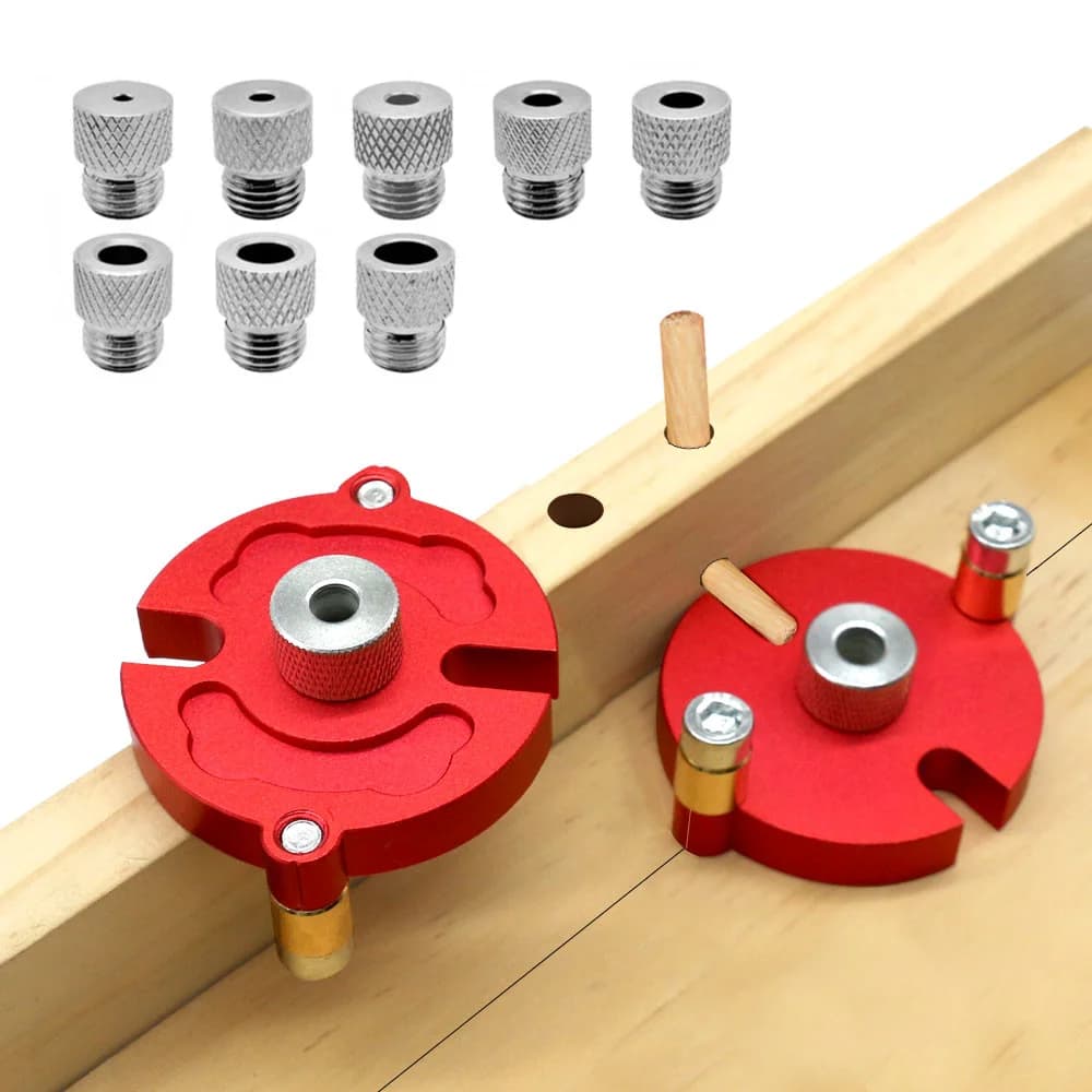 3-10mm 목재 다웰 지그 키트, 셀프 센터링 가이드